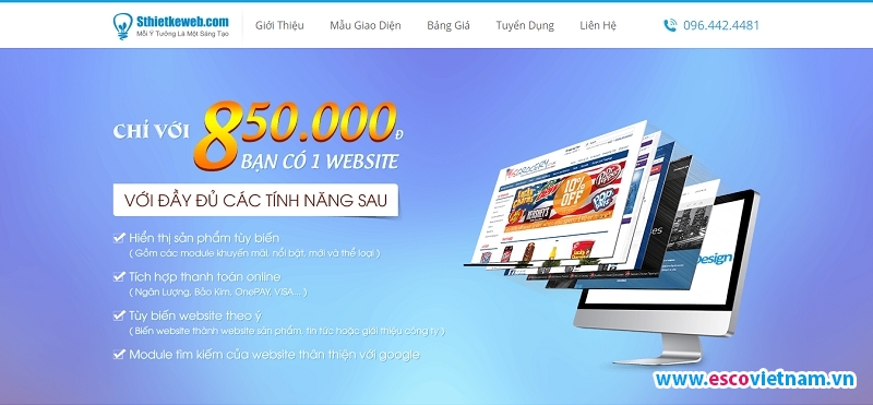 thiet ke website quan ly ban hang hieu qua