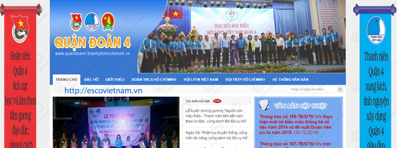 thiet ke website tin tuc quan doan quan 4 quandoan4 thanhphohochiminh vn